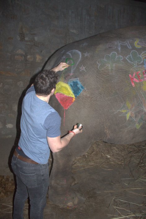 Artistic genius at heart.