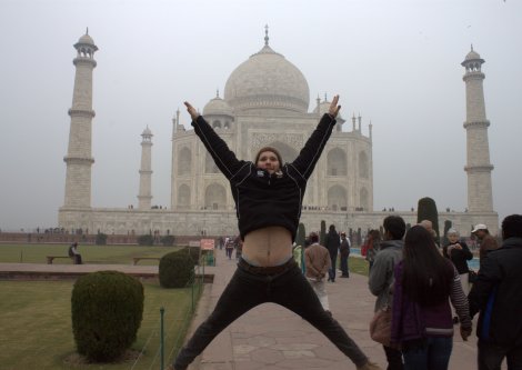 Jumpin' at the Taj.