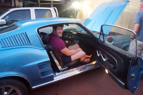 This beautiful Mustang was waiting for us when we arrived! Unfortunately not for us! ;)