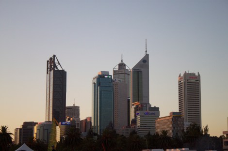 Perth's CBD.
