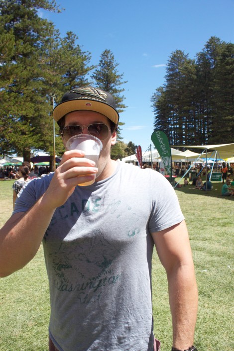 Enjoying some locally brewed beer at #Chillifest