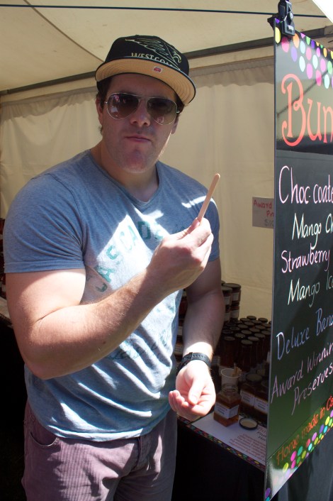 One of the many tasters of the day..