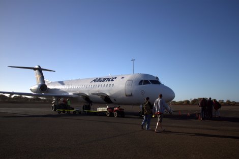 Airport in the middle of nowhere...