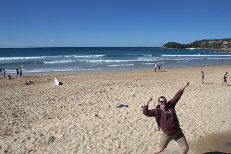 Rockin' Manly Beach.